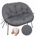 Poduszka na sofę ACAPULCO Natural Oxford Szary