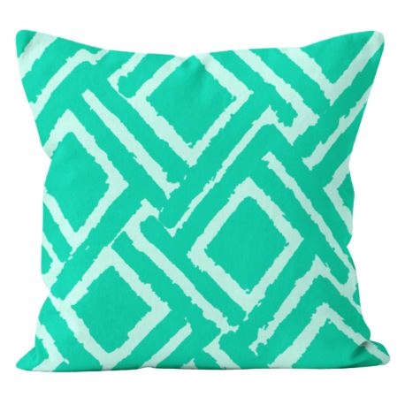 Poszewka Jane Bawełna 45x45 cm geometria Mięta