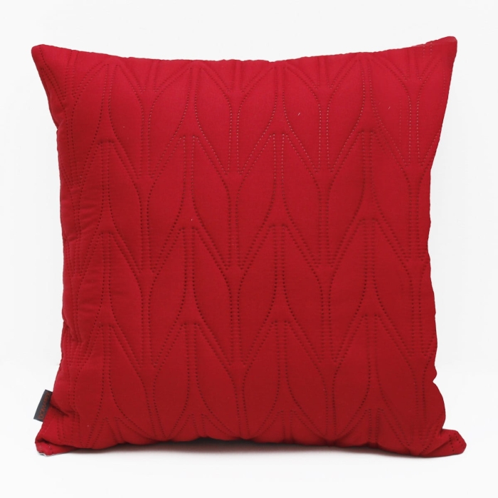 Poszewka pikowana CANTI 40x40 - Czerwony