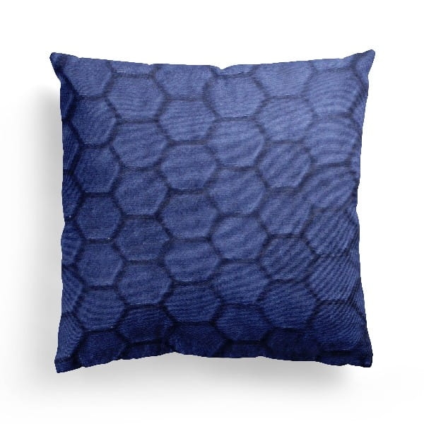 Poszewka Rennes plastry miodu 40x40 cm Granat