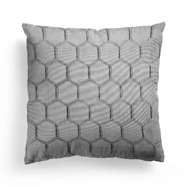 Poduszka Renne plastry miodu 40x40 cm Szary