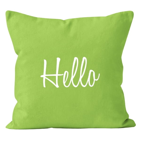 Poszewka Jess Hello Zielona 603 40x40 cm