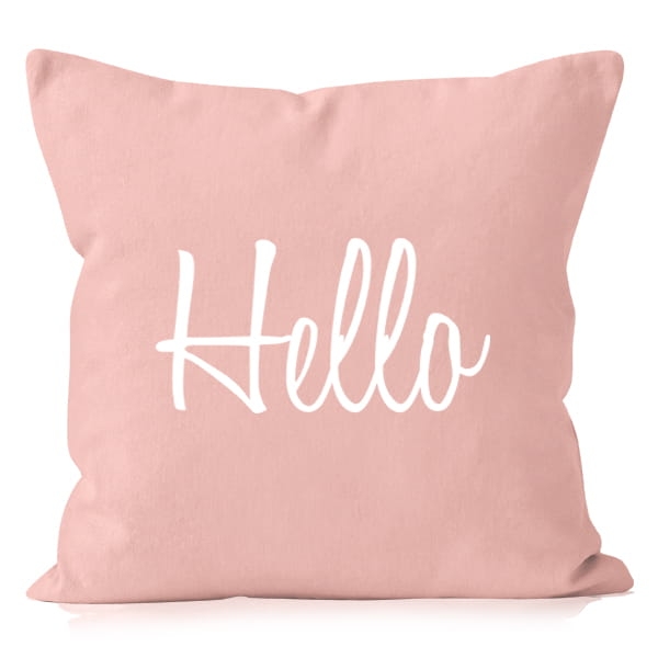 Poszewka Jess Hello Różowa 304 40x40 cm