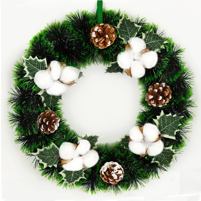 Wieniec świąteczny White 35 cm