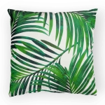Poszewka wodoodporna Botanic Palmy 45x45 Zielony