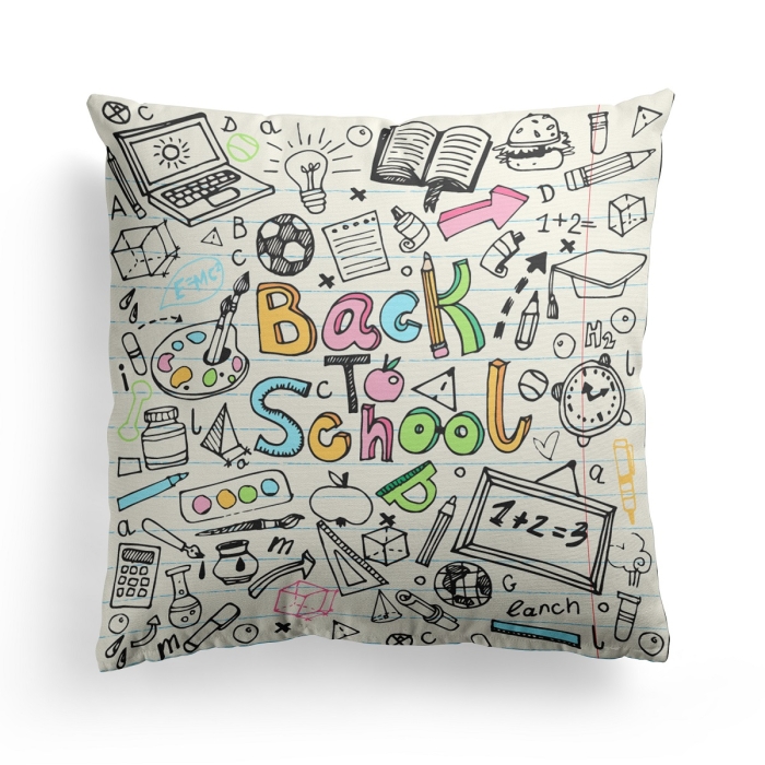 Poszewka BAWEŁNA PREMIUM Schoolmania 45x45 Komiks