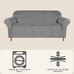 Pokrowiec na Sofę SMART PROTECT Velvet L Szary