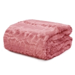 Koc / Pled ASTORIA FUTRO 130x170 cm RÓŻ