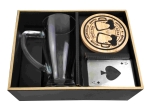 Zestaw GIFT BOX Beer & Cards Kufel PIWO + dodatki