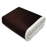 KOC PLED dwustr. La Prima Sherpa 130x170 Brąz