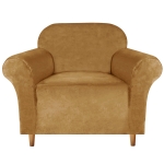 Pokrowiec na Fotel SMART PROTECT Velvet Złoty