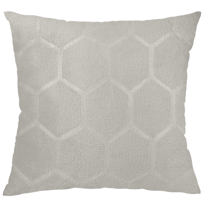 Poszewka Renne plastry miodu 40x40 cm Szary