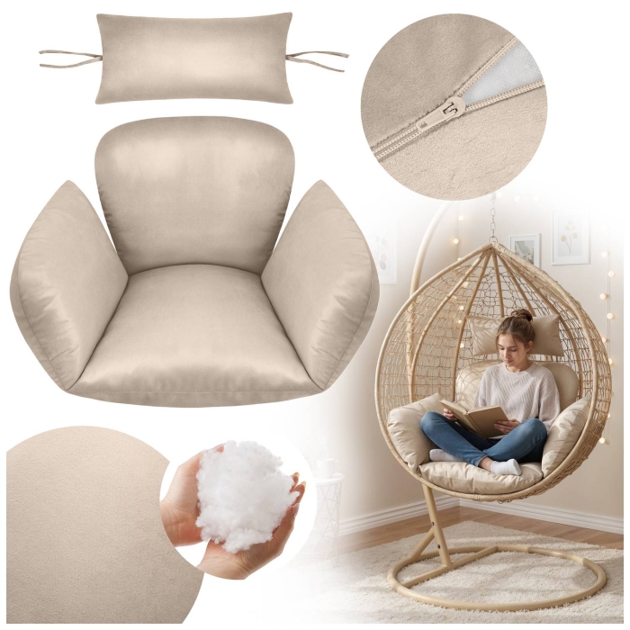 Poduszka PRIMA Kokon 5-częściowa Velvet Latte 21