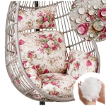 Poduszka PRIMA Kokon 5-częsciowa BLUMEN BORDO