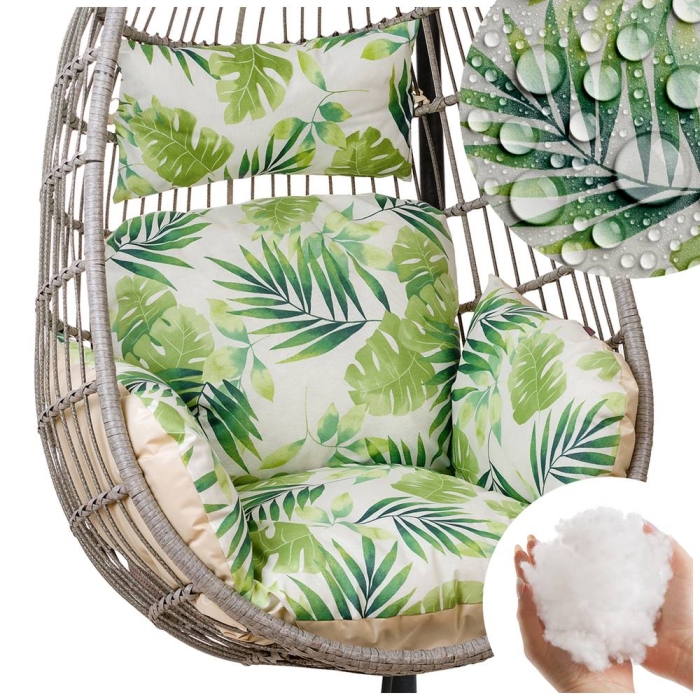 Poduszka PRIMA Kokon 5-częsciowa GREEN LEAVES