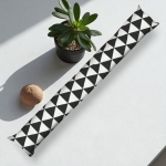 WAŁEK DO DRZWI LUPPO TRÓJKĄTY 15x85CM CZARNY