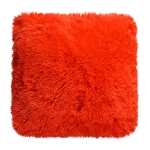 Poszewka Muss Futro 2 str 40x40 Orange Pomarańcz