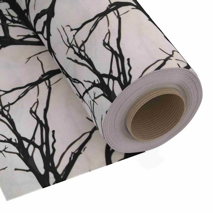 Tkanina Dekoracyjna Premium Tree coord 280cm Czarn