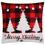 Poszewka JOY 3 Choinki Krata 45x45