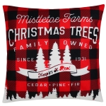 Poszewka JOY Christmas Trees 45x45