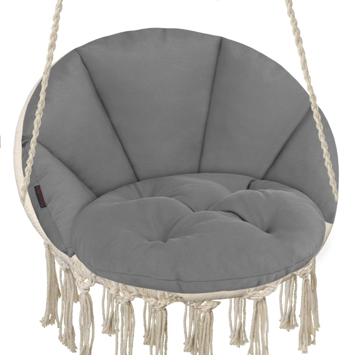 Poduszka Columbia na huśtawkę 120cm Lone 703 Szary