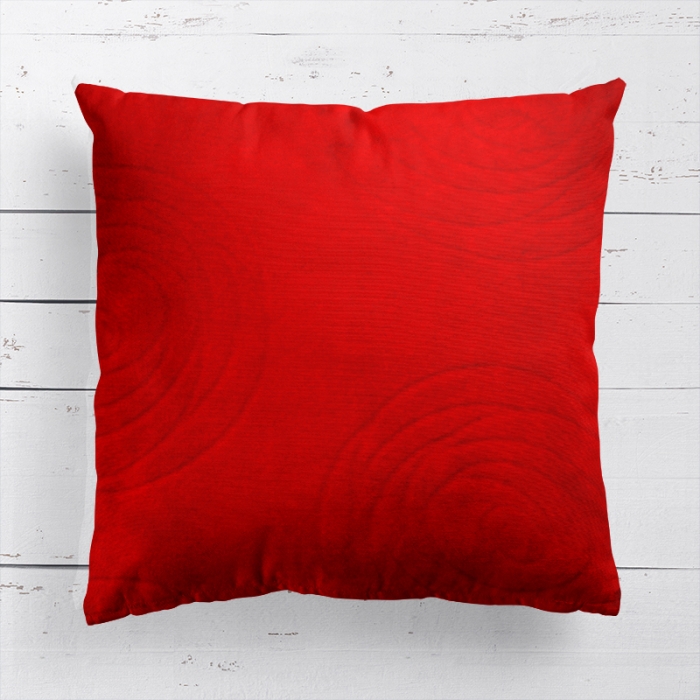 Poszewka FLORI mikrofibra 40x40 Czerwony