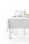 Obrus wodoodp. SUSAN gładki 140x300 cm white Biały