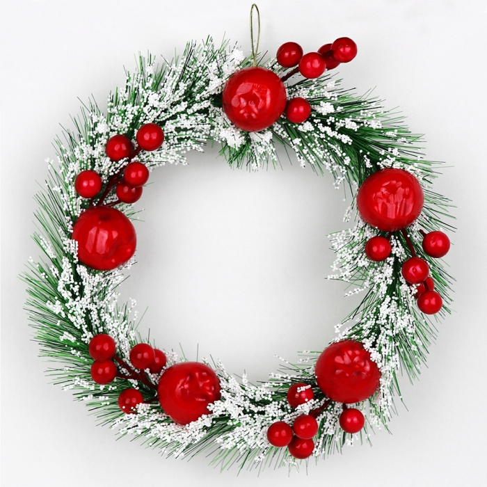 Wieniec świąteczny RED 25 cm