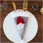 Etui na sztućce Skrzat 18,5x11 cm Szary