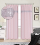 Zasłona GLAMOUR 145x250 cm na taśmie - J. Róż