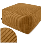 PUF CHILL SPOT velvet Stripes 45x45x25 Pomarańcz