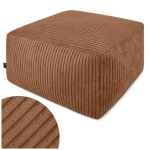 PUF CHILL SPOT velvet Stripes 45x45x25 Miedź brąz