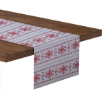 Bieżnik świąteczny SCANDI Białe Święta 40x140 cm