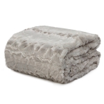 Koc / Pled ASTORIA FUTRO 130x170 cm SZARY