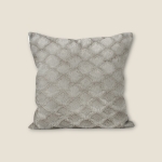 Poszewka  faux Futro PIANO 40x40 Ghost Gray Szary