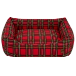 Legowisko Sofa wzór Świąteczny 70x60 cm Kratka