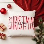 Poszewka Cozy Merry Christmas 40x40 cm Biały