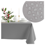 Obrus wodoodp. SUSAN gładki 140x200 cm gray Szary