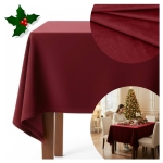 Obrus dekoracyjny Velvet Elegance 140x260 cm Bordo