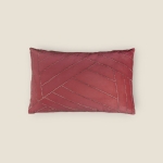 Poszewka Velvet GLOSSY 30x50 cm ćwieki Bordo