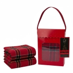 Zestaw ręczników kuchennych Magiczne Święta Kratka