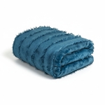 Koc żakardowy NAPPA 130x170 cm Niebieski