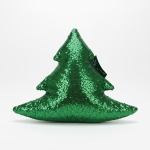 Poduszka kształt Glitter Tree Drzewko Zielony 40cm