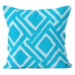Poszewka Jane Bawełna 45x45 cm geometria Niebieski