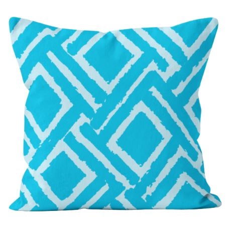 Poszewka Jane Bawełna 45x45 cm geometria Niebieski