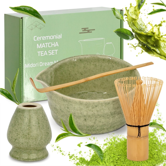 Ceremonialny Zestaw Matcha Midori Dream Zielony