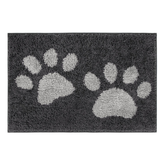 Mata dla psa Soft shaggy Paw 45x70 cm Grafit