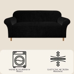 Pokrowiec na Sofę FLEXI COVER XL 4 os. Czarny