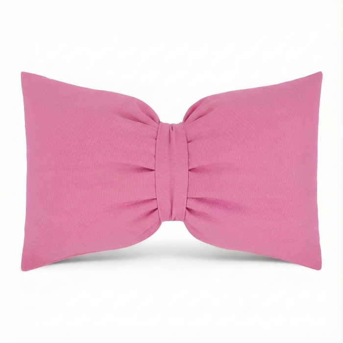 Poduszka Kokarda GLAM 30x50 Panama Fuksja