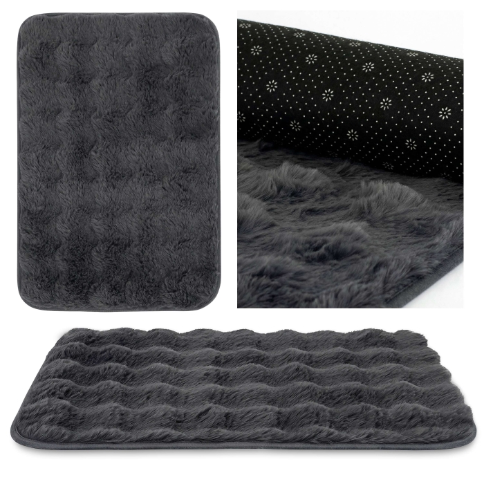 Mata Maison Fluff eco rabbit fur 50x70 cm Grafit